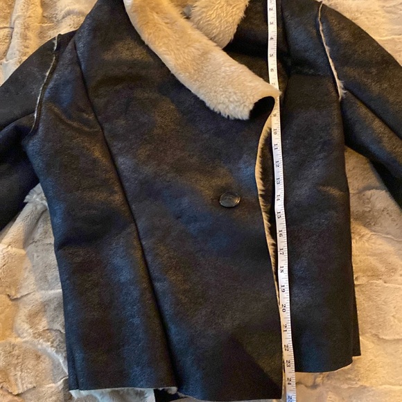 Vintage Neiman Marcus Faux Shearling Jacket Women’s Sz Small Excellent condition - Picture 11 of 11